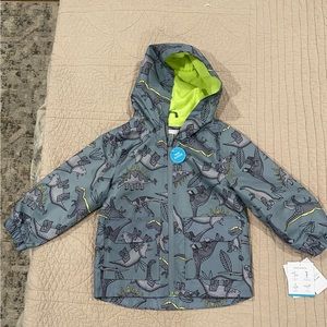 Carter’s Dino Rain Slicker Jacket NWT